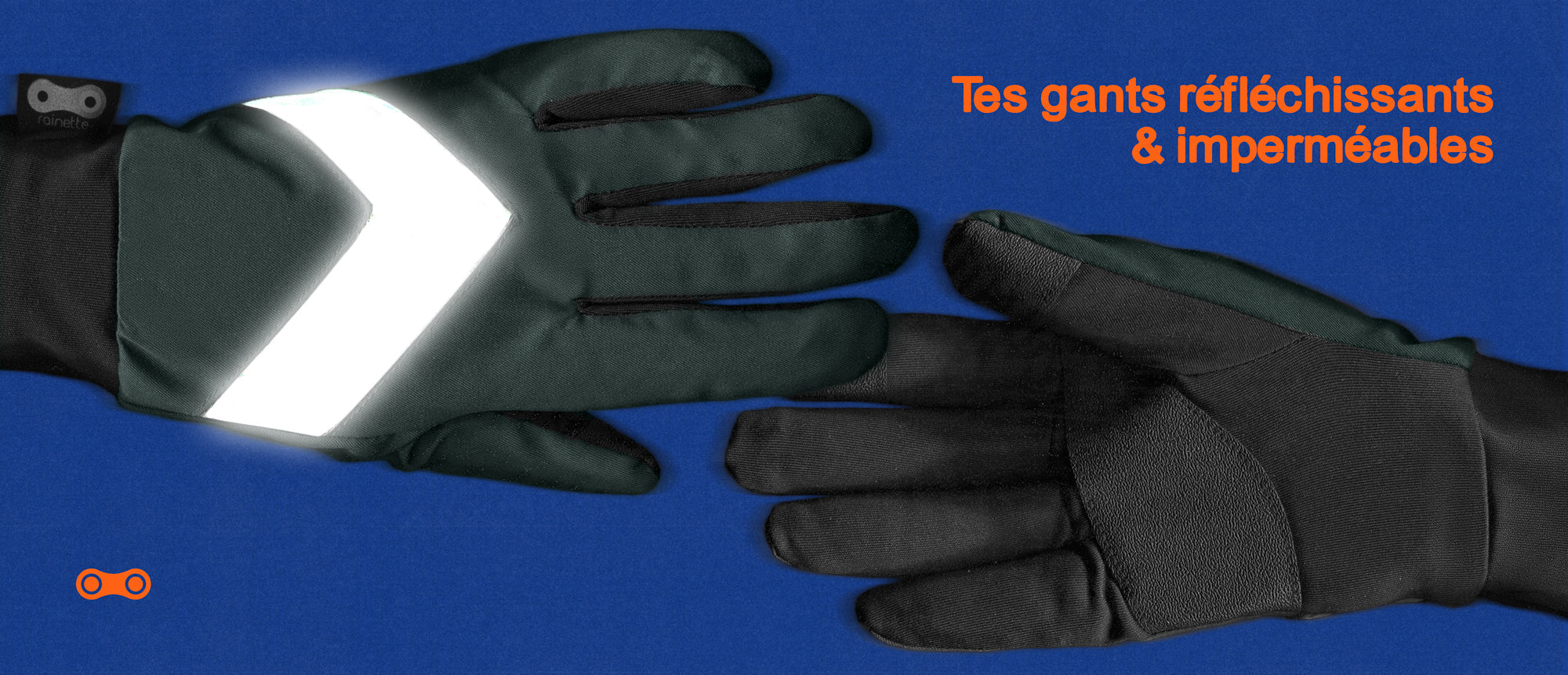 Tendre le bras sans hésiter : des gants qui signalent où vous allez