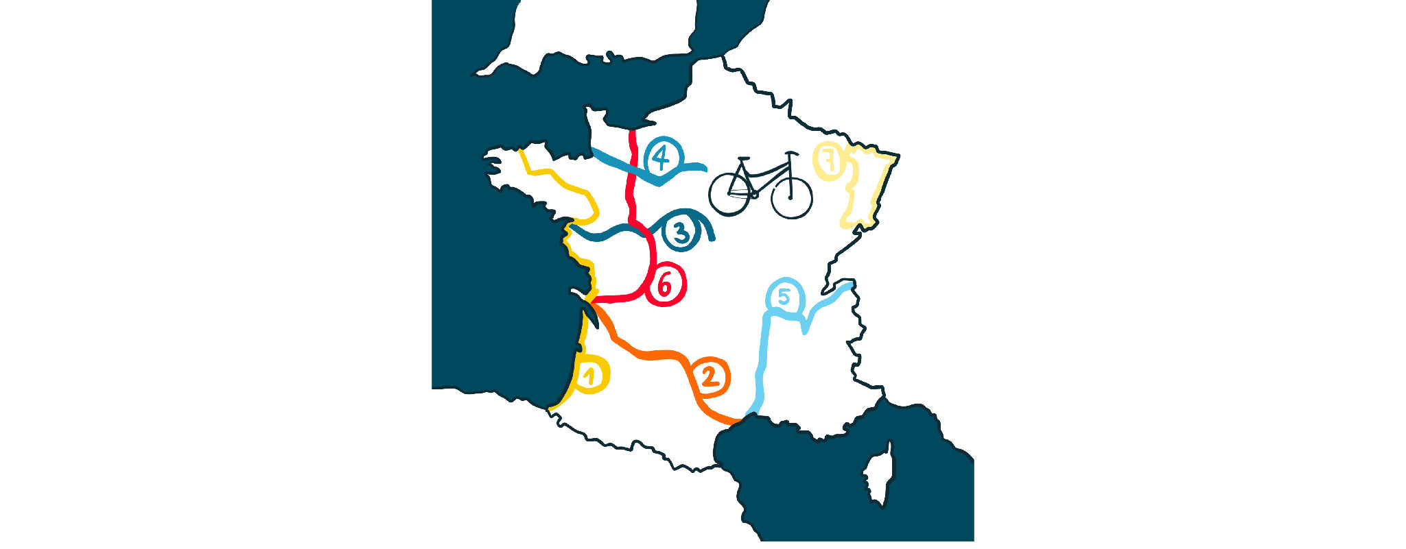 Top 7 des randonnées à vélo incontournables en France Image