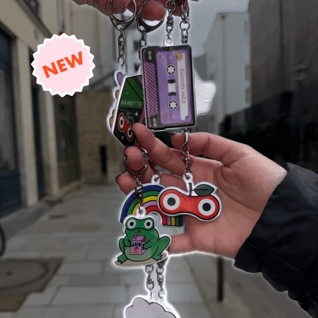 Lumibuddy porte clé reflechissant