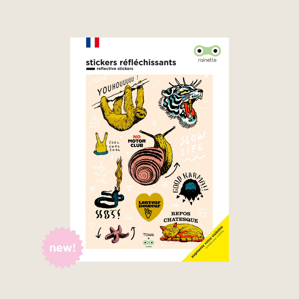 Stickers réfléchissants | Slow life