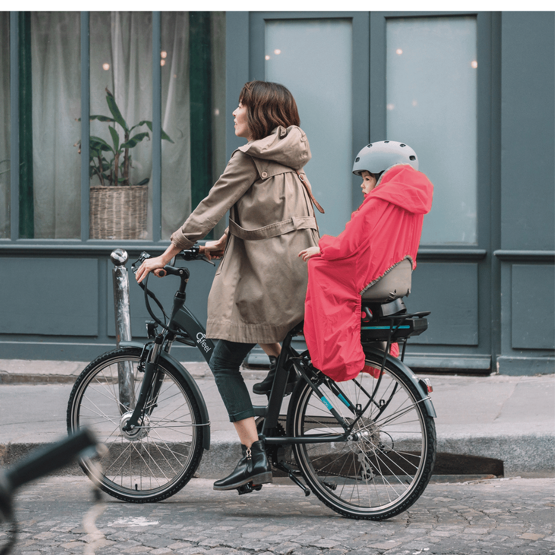 Imperméable pour siège vélo