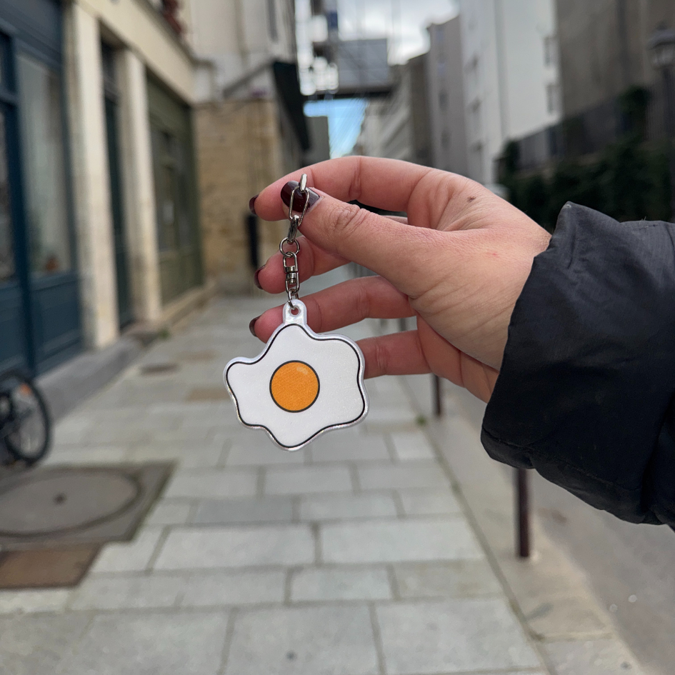 Lumibuddy oeuf au plat  réfléchissante