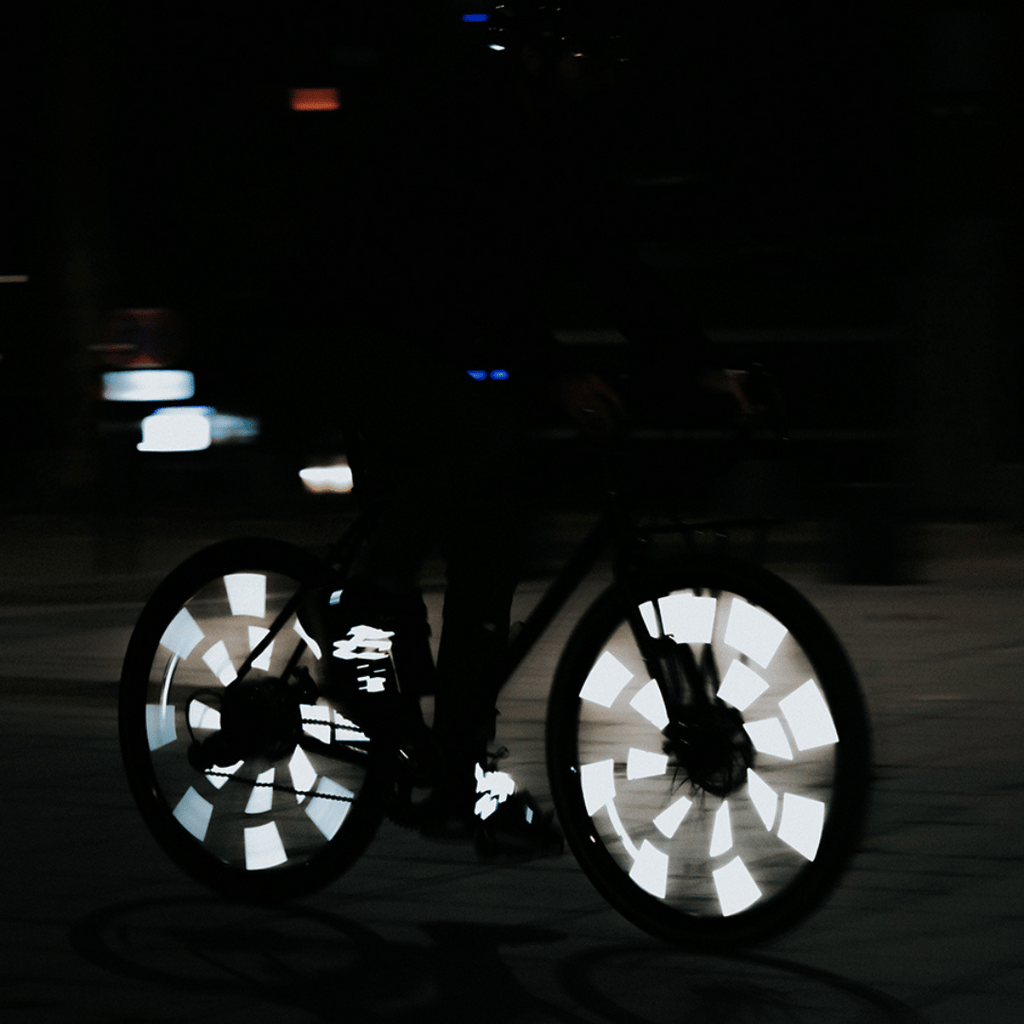 Riflettori per raggi di bicicletta, grigio antracite