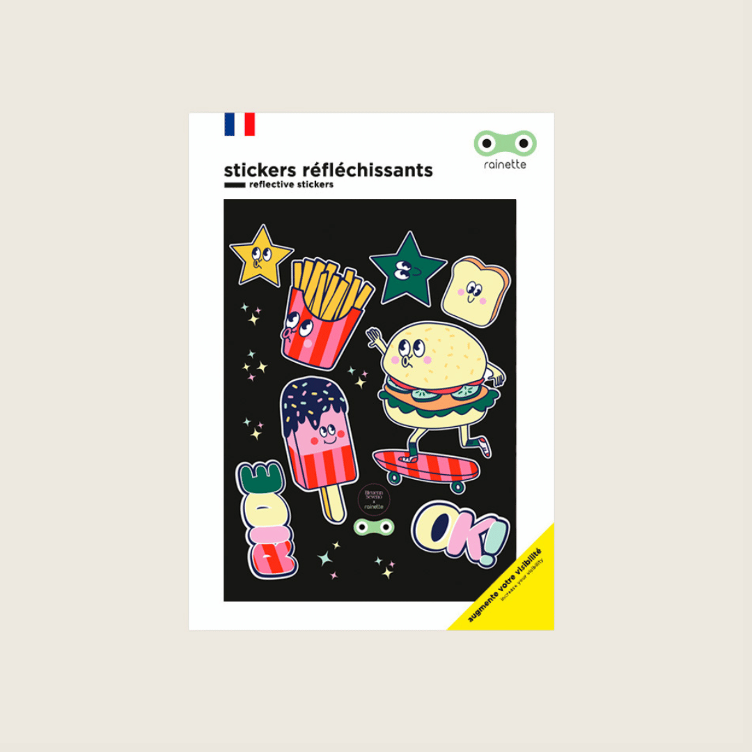 Stickers réfléchissants | Food