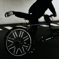Grands Réflecteurs pour rayons de vélo | Noir - Rainette
