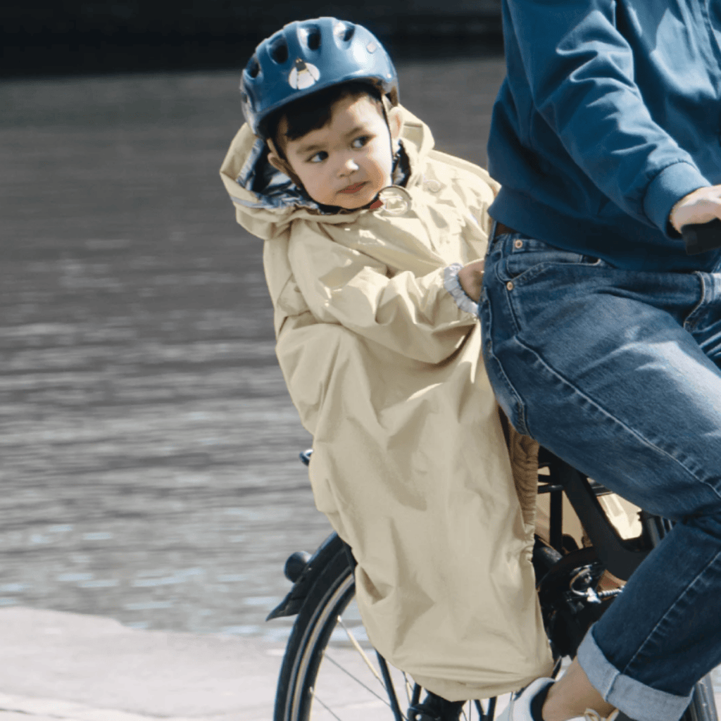 Imperméable pour siège vélo, beige - Rainette