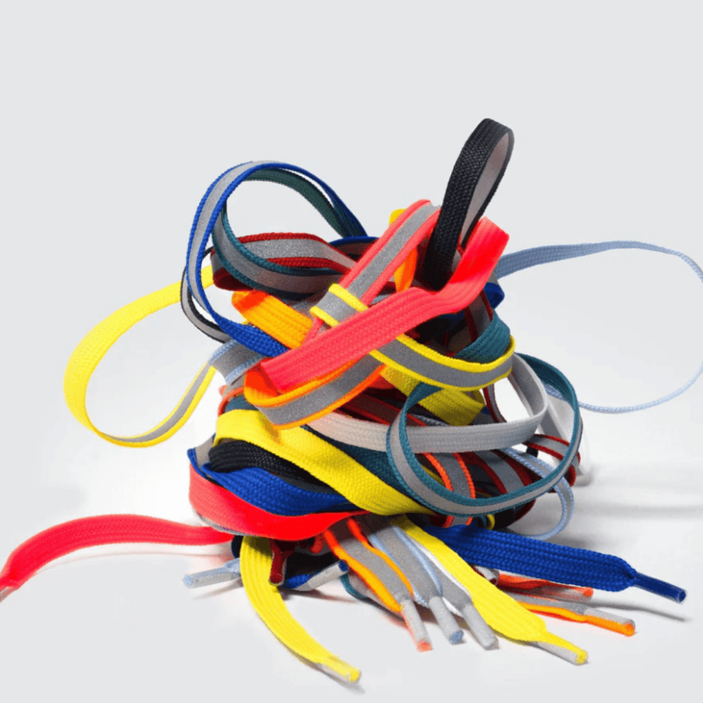 Lacets réfléchissants | bleu - Rainette