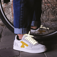 Lacets réfléchissants | jaune fluo - ton sur ton - Rainette