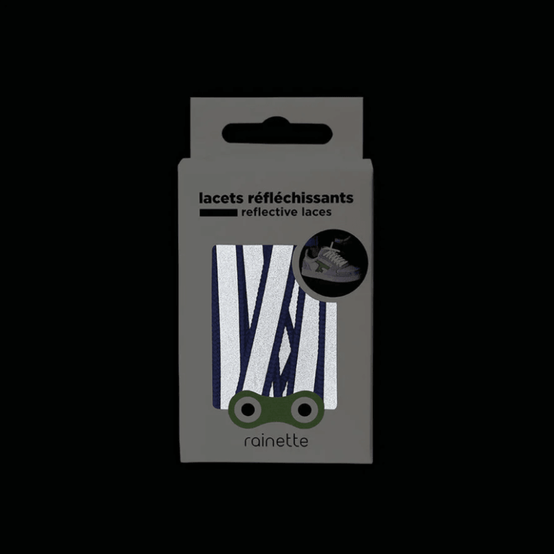 Lacets réfléchissants | violet - ton sur ton - Rainette