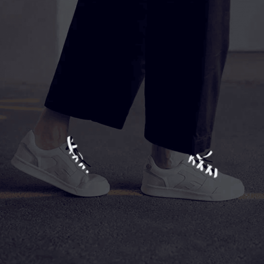 Lacets réfléchissants | violet - ton sur ton - Rainette