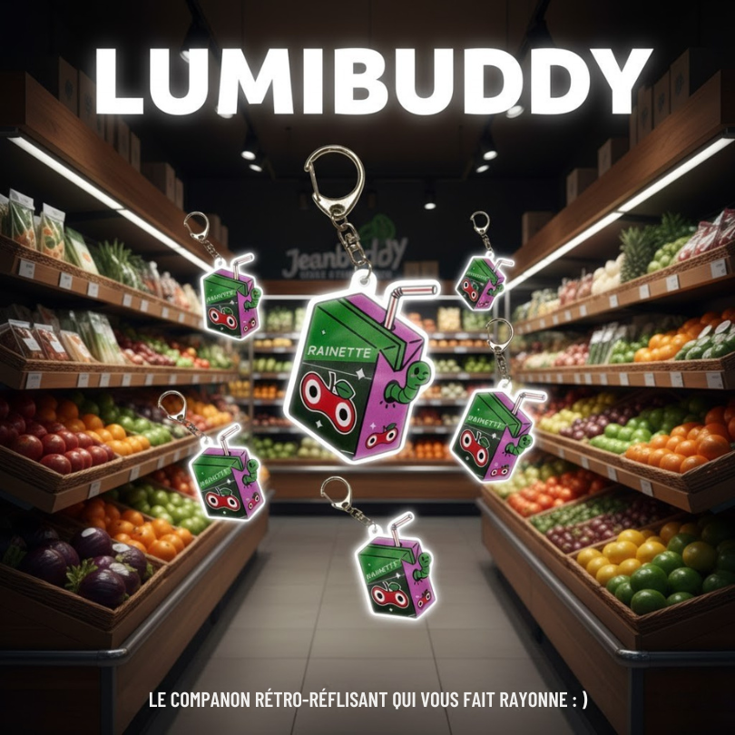Lumibuddy Jus de Pomme réfléchissante