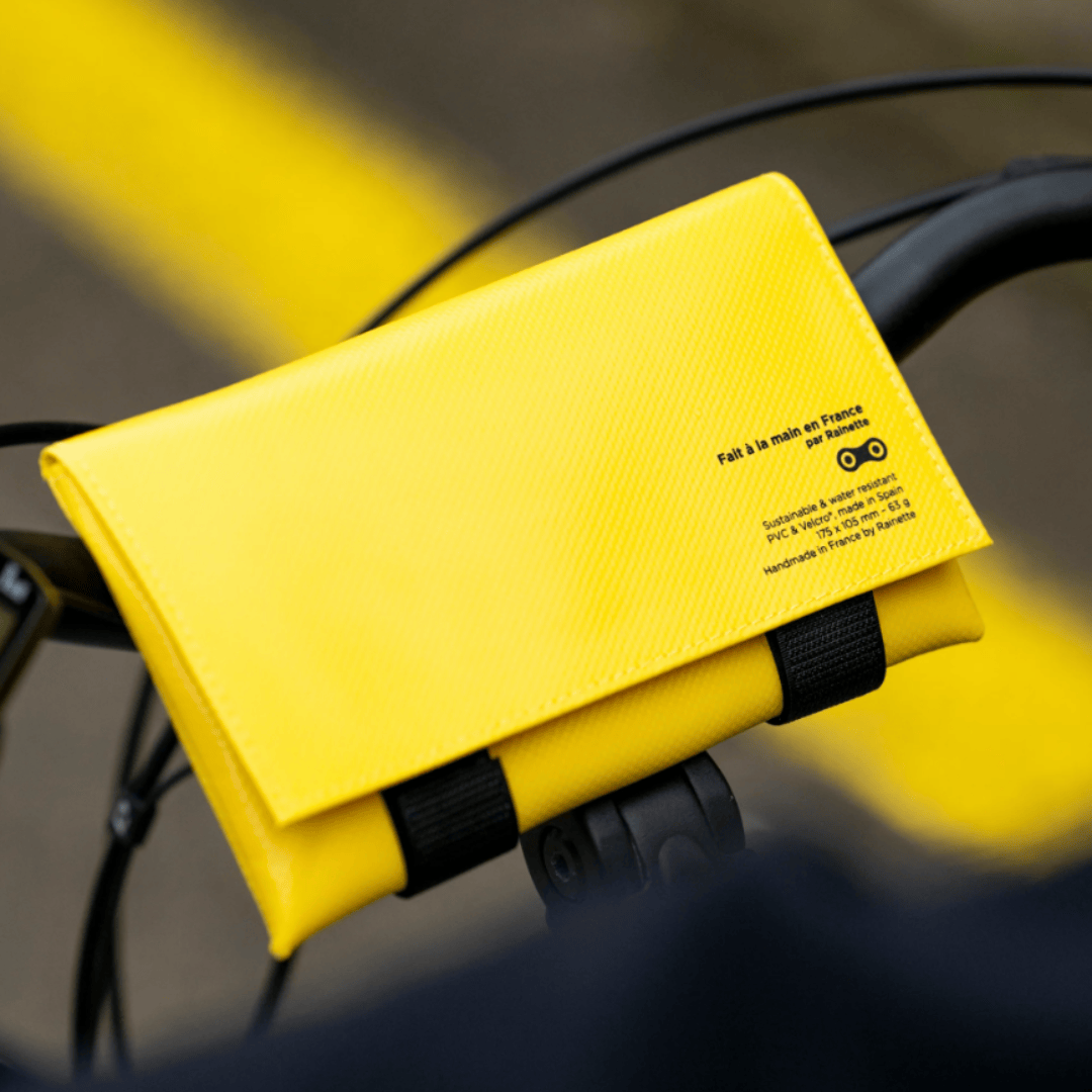 La véloche, la pochette pour vélo, jaune - Rainette