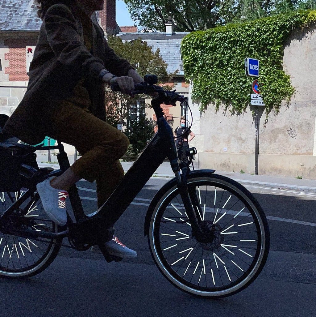 Riflettori per raggi di bicicletta, argento