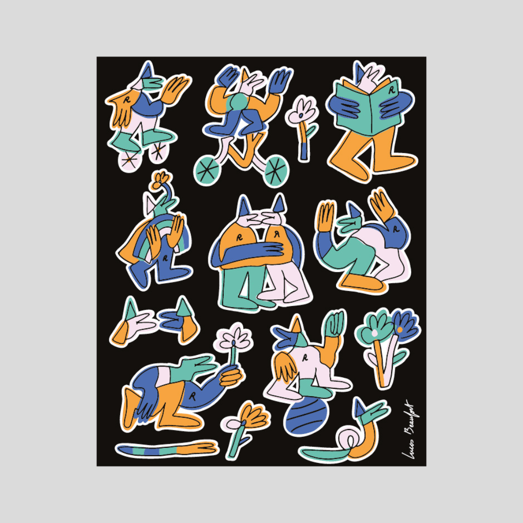 Stickers réfléchissants | Lucas Beaufort - Rainette