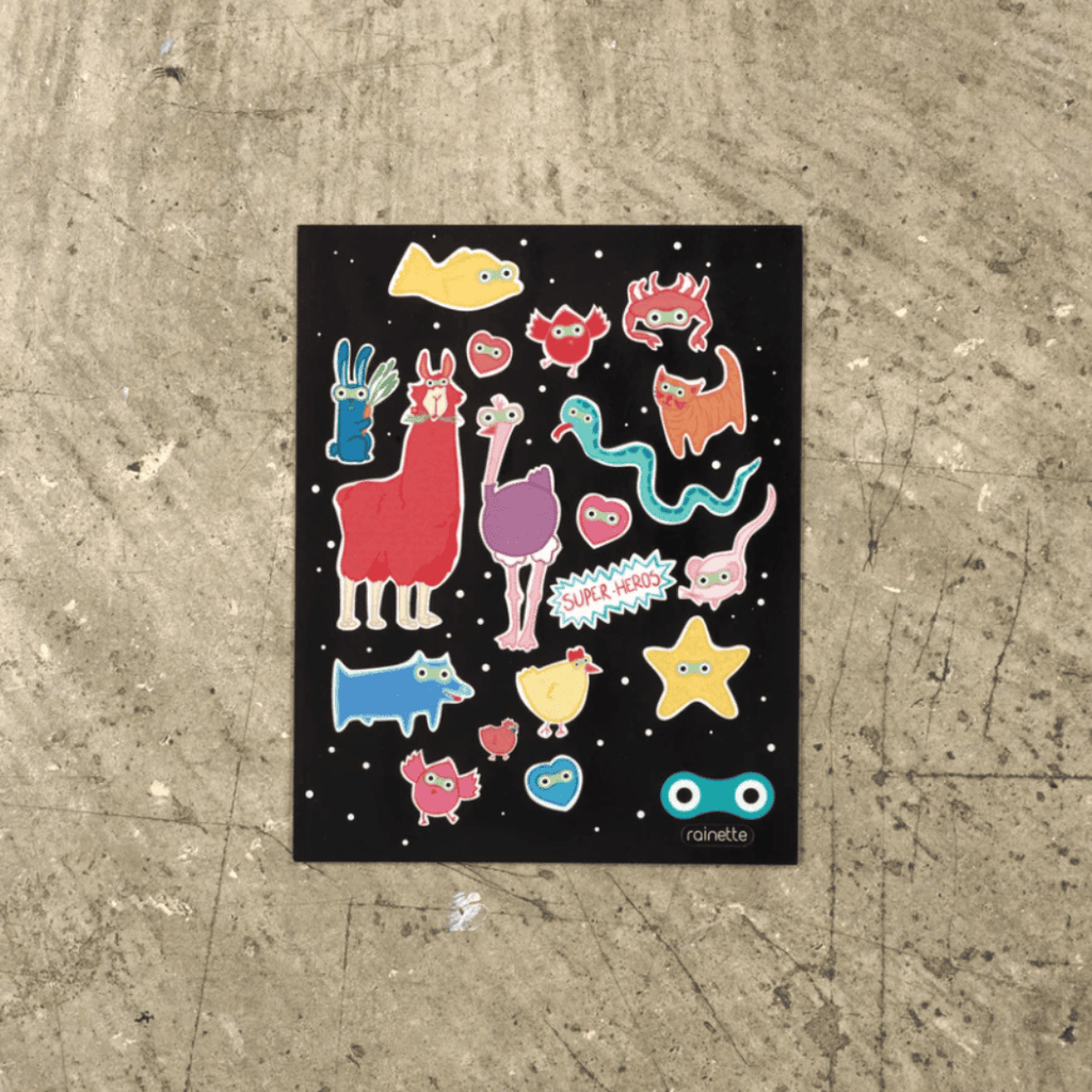 Stickers réfléchissants | Super Héros - Rainette