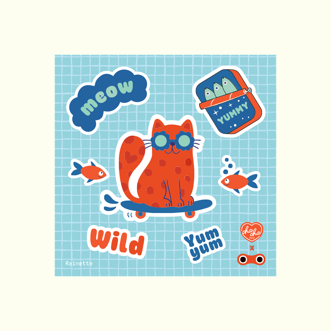 Sticker rétroréfléchissants | MEOW
