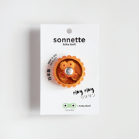 Sonnette pour vélo orange - Rainette