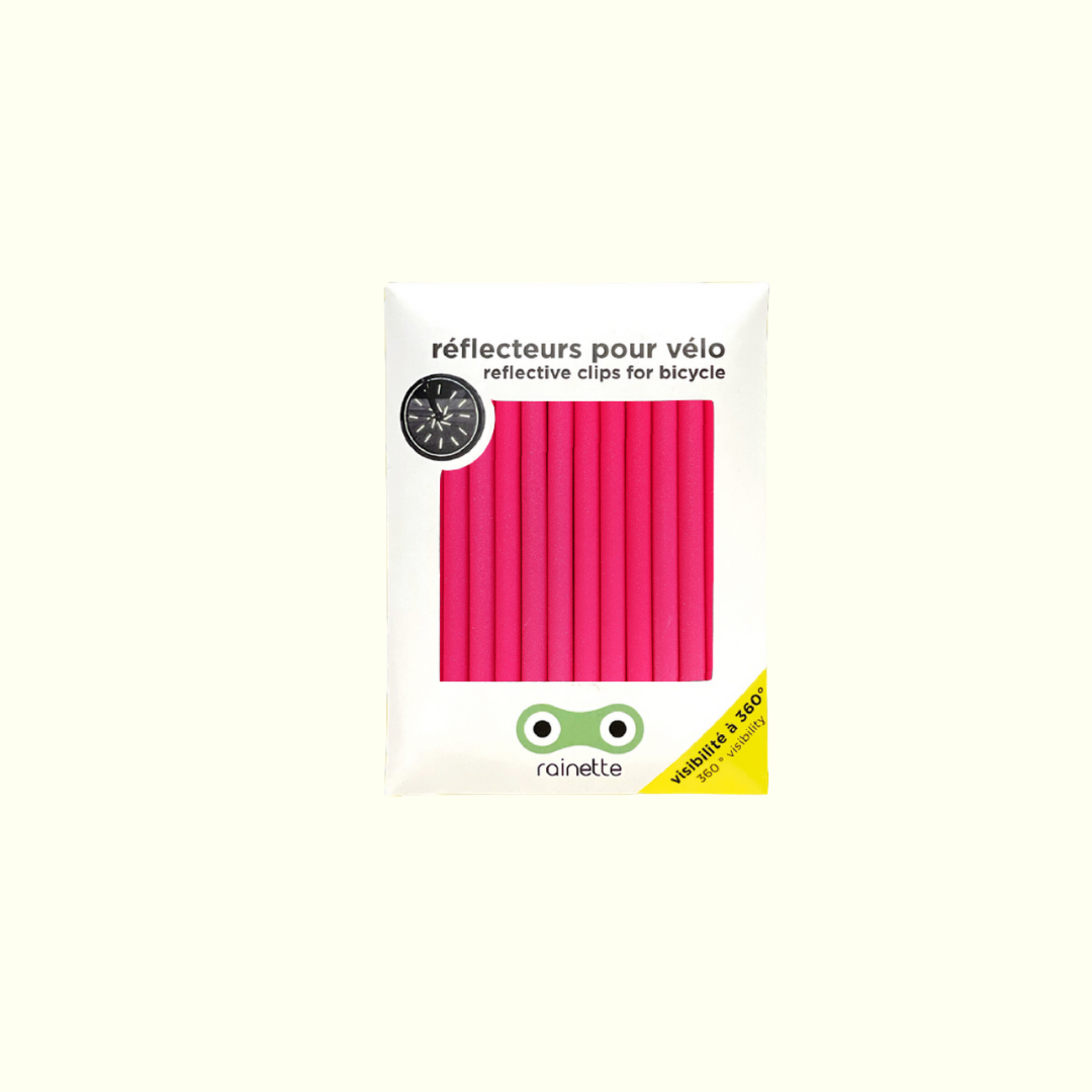 Réflecteurs pour rayons | rose fluo