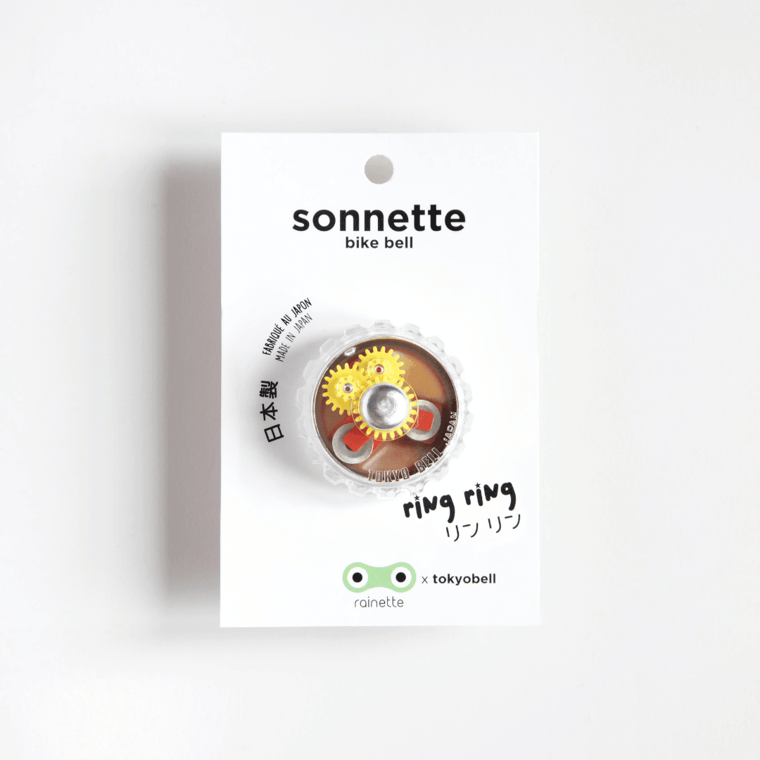Sonnette pour vélo transparente - Rainette