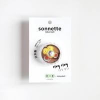 Sonnette pour vélo transparente - Rainette