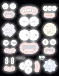 Stickers réfléchissants | Face