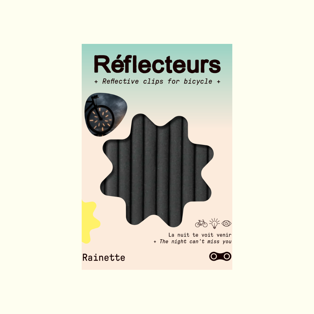 Reflectoren voor fietsspaaks, antracietgrijs Image