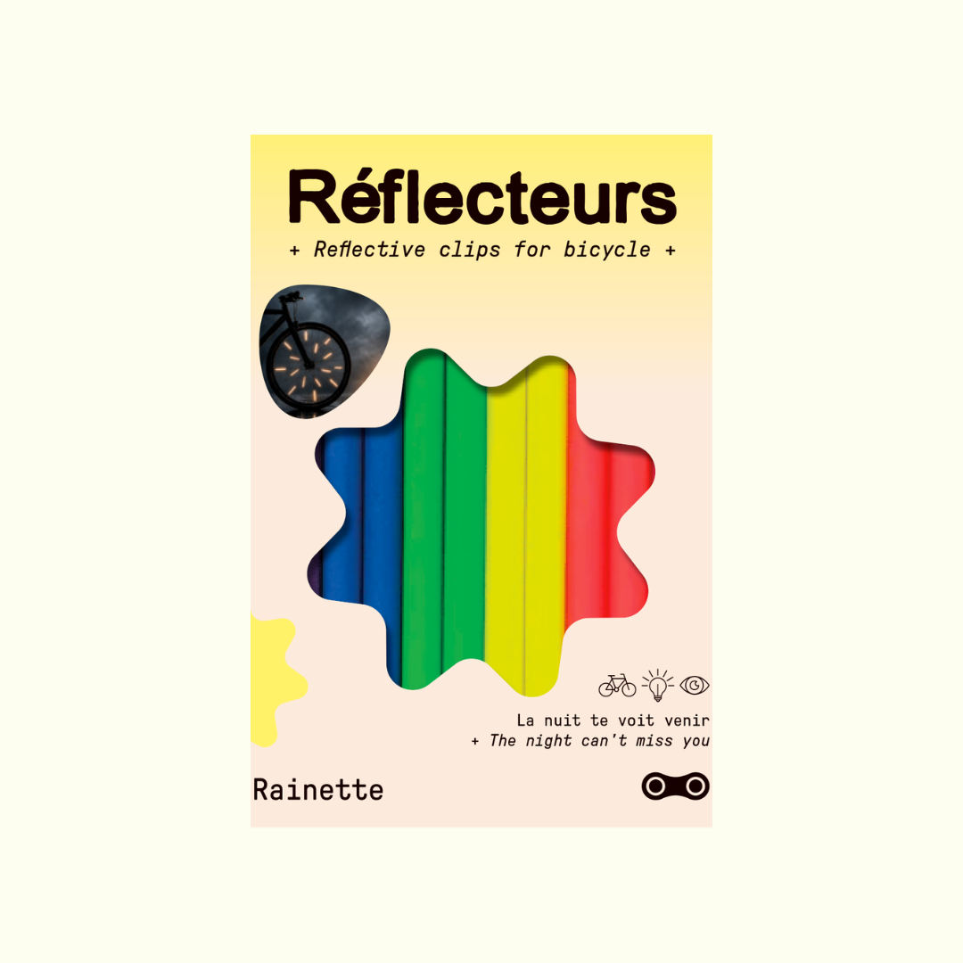 Reflectors for bike spokes, Neon