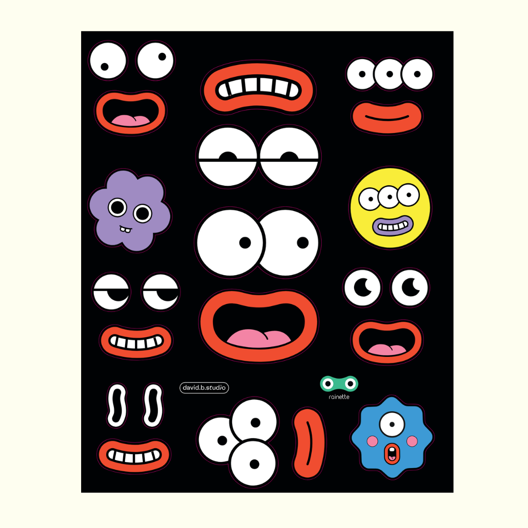 Stickers réfléchissants | Face