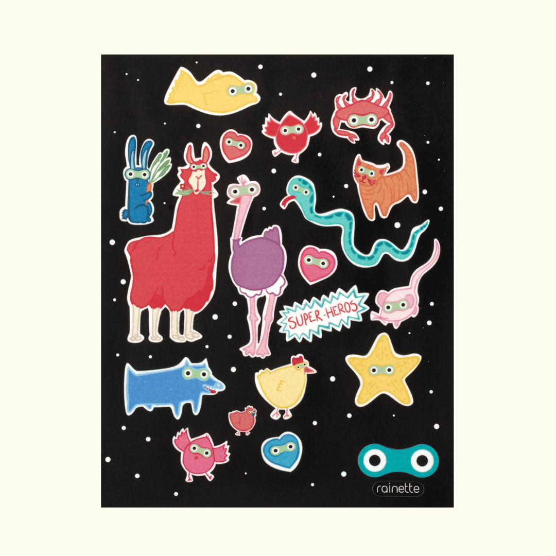 Stickers réfléchissants | Super Héros