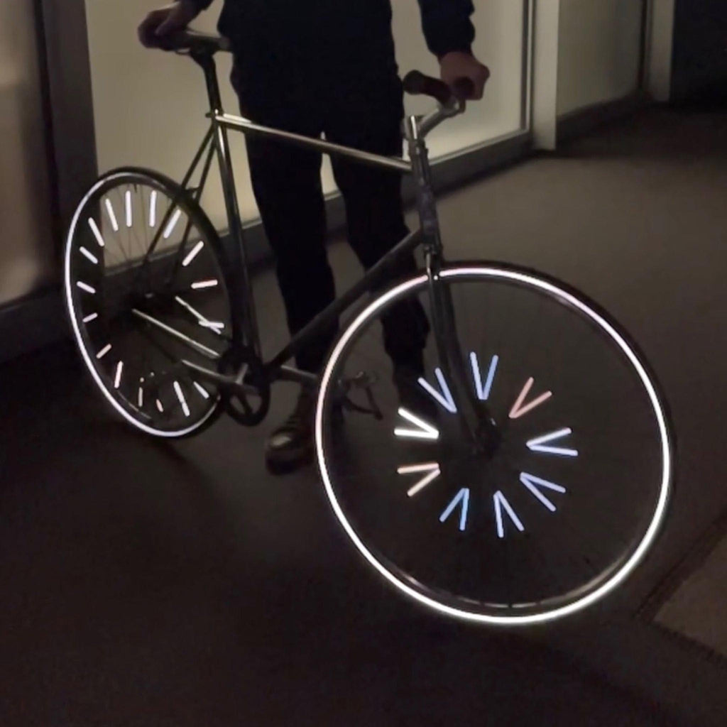 Riflettori per raggi di bicicletta, fluo